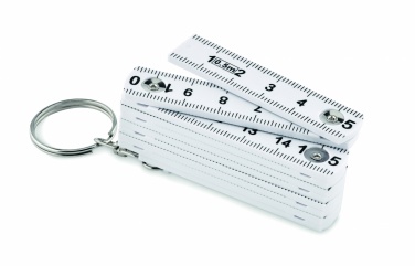 Logotrade advertising product picture of: Carpenters ruler key ring 50cm Kotka