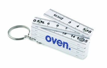 Logotrade corporate gift image of: Carpenters ruler key ring 50cm Kotka