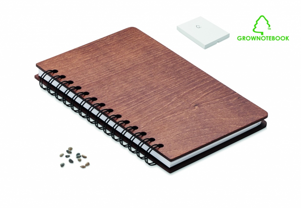 Logotrade promotional product picture of: A5 Birch tree GROWBOOK™