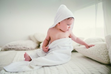 Logotrade promotional merchandise photo of: Cotton hooded baby towel
