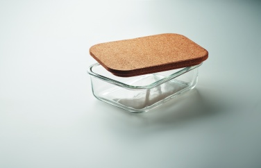 Logotrade promotional item image of: Glass lunch box with cork lid