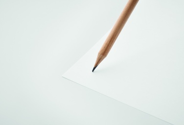 Logo trade advertising product photo of: Natural pencil in seeded pouch