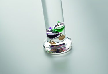 Logo trade promotional giveaways picture of: Galileo thermometer glass 28cm