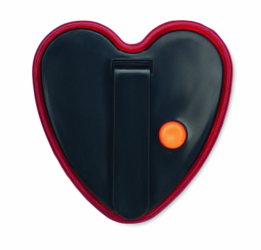Logo trade promotional merchandise photo of: Heart shaped reflector light