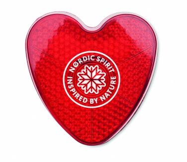 Logo trade business gifts image of: Heart shaped reflector light