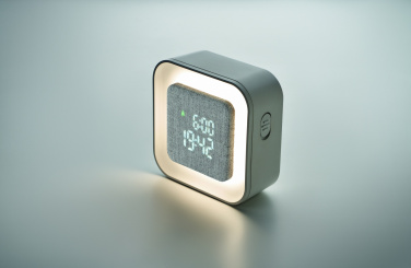 Logo trade promotional gift photo of: Recycled ABS/RPET alarm clock Stuttgart
