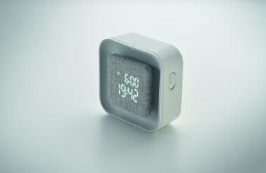 Logotrade promotional product picture of: Recycled ABS/RPET alarm clock Stuttgart