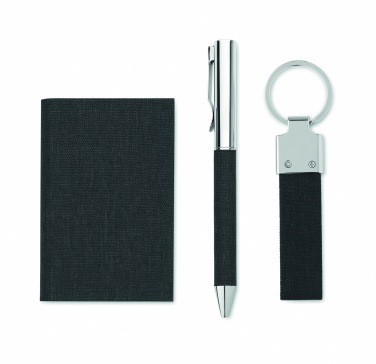 Logotrade promotional product image of: 3-piece gift set in a gift box with customizable printing