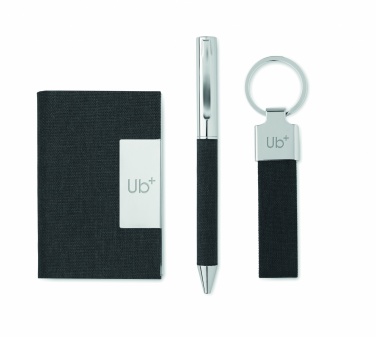 Logotrade promotional merchandise image of: 3-piece gift set in a gift box with customizable printing
