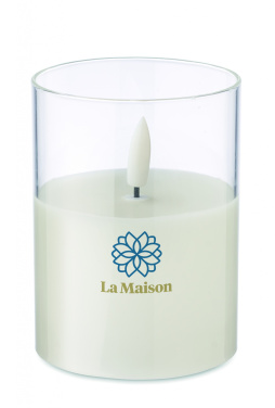 Logotrade promotional merchandise photo of: LED wax candle in glass holder