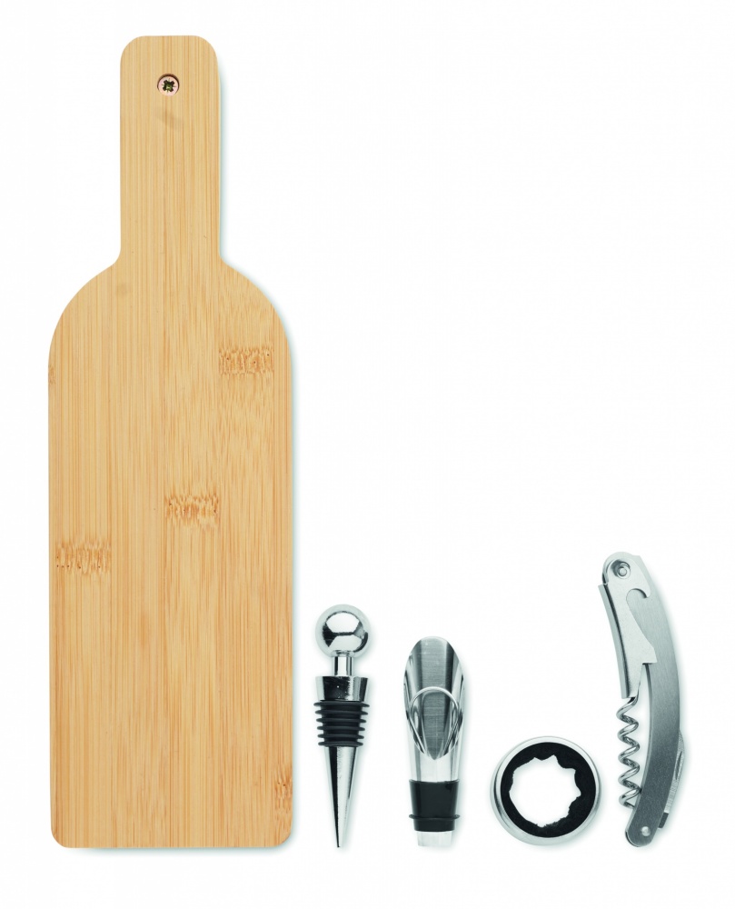 Logotrade corporate gift image of: Bottle shaped wine set