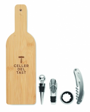 Logotrade promotional merchandise picture of: Bottle shaped wine set