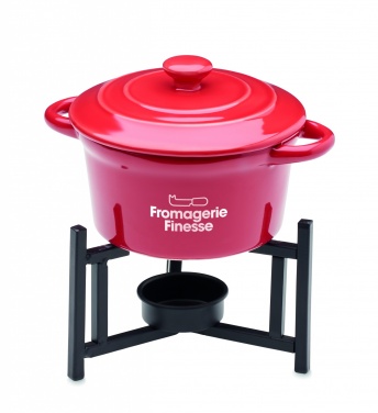 Logo trade promotional merchandise picture of: Ceramic fondue set 300 ml