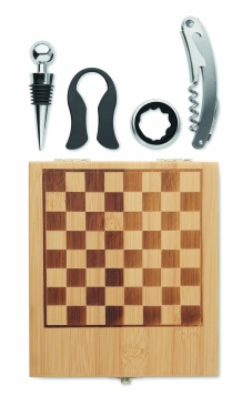 Logotrade promotional merchandise photo of: Chess board wine set