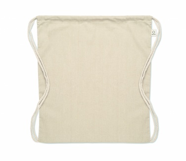 Logotrade business gift image of: Recycled cotton drawstring bag