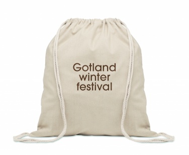 Logotrade promotional product image of: Recycled cotton drawstring bag
