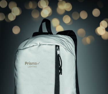 Logo trade business gift photo of: High reflective backpack 600D