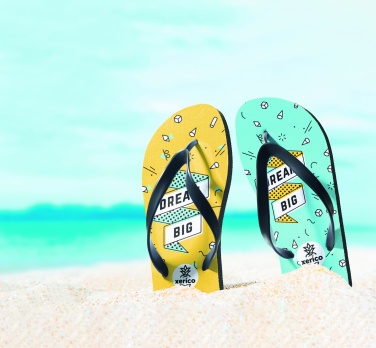 Logotrade promotional item picture of: Sublimation beach slippers