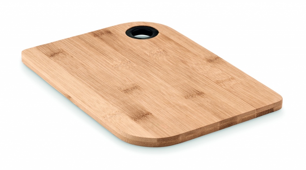 Logo trade promotional merchandise photo of: Bamboo cutting board BAYBA CLEAN