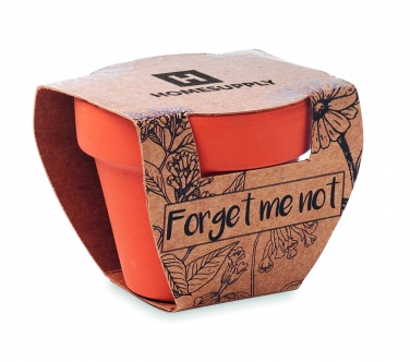Logo trade promotional gifts image of: Terracotta pot 'forget me not'