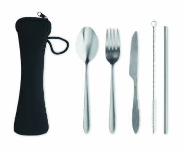 Logo trade promotional giveaway photo of: Cutlery set stainless steel