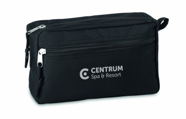 Logo trade corporate gifts picture of: 600D RPET toilet bag