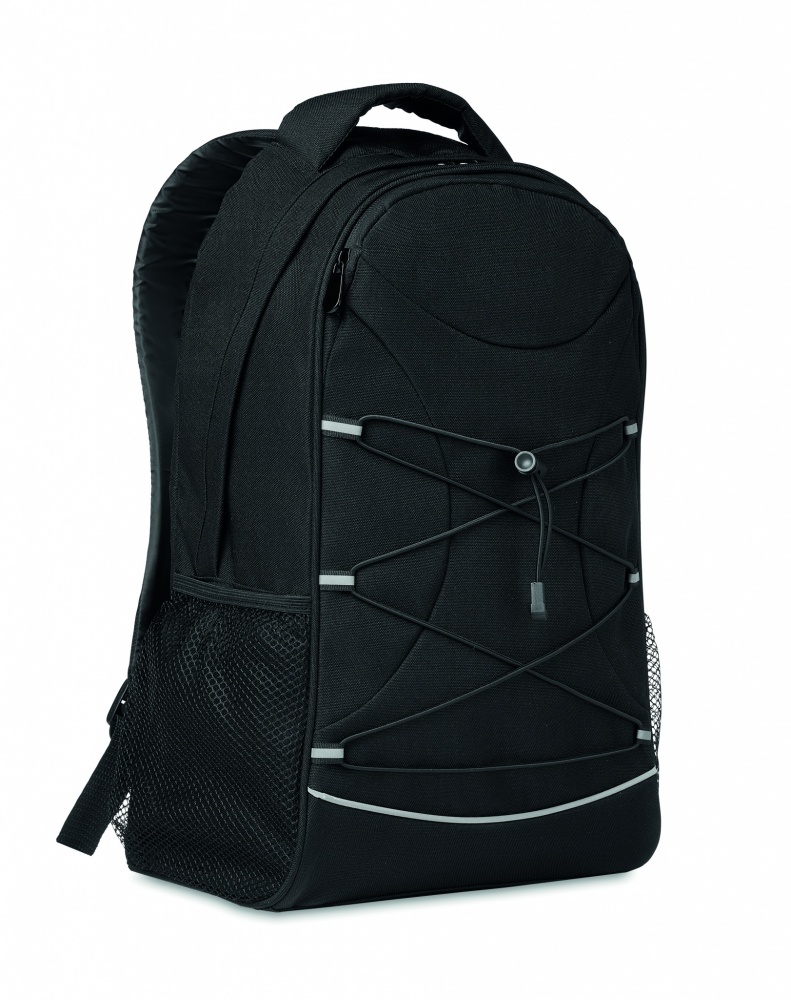 Logo trade promotional merchandise image of: 600D RPET backpack