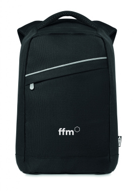 Logo trade business gifts image of: 600D RPET backpack