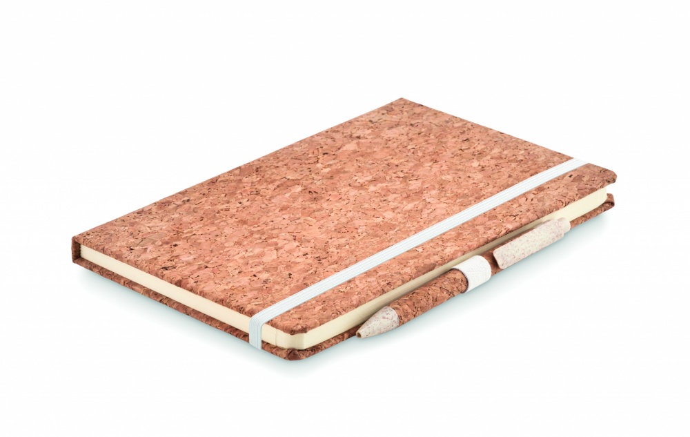 Logotrade advertising product image of: A5 cork notebook with pen