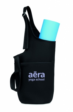 Logo trade business gifts image of: Fitness yoga matt rope and bag