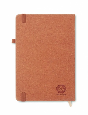 Logo trade promotional items image of: Recycled Leather A5 notebook
