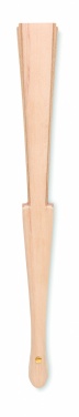 Logotrade promotional merchandise photo of: Wood hand fan with cork fabric