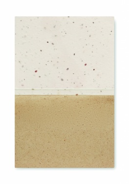 Logotrade promotional item image of: Grass/seed paper memo pad