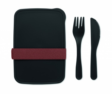 Logo trade promotional giveaways picture of: Lunch box with cutlery