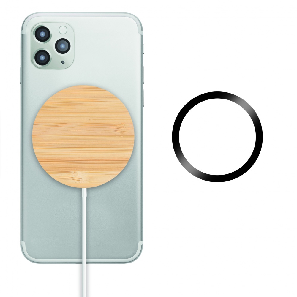 Logotrade promotional giveaway image of: Magnetic Wireless charger 10W