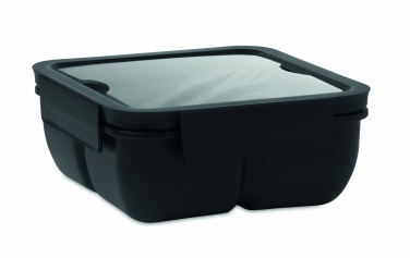 Logo trade corporate gift photo of: Lunch box with cutlery 600ml
