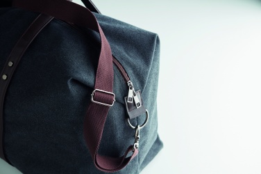 Logo trade promotional products picture of: Weekend bag in canvas 450gr/m²