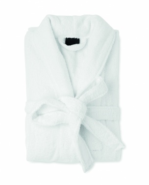 Logo trade promotional products image of: Bathrobe organic cotton XL/XXL