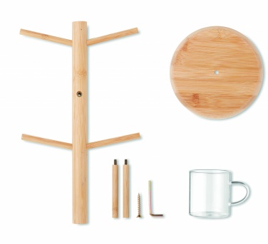Logotrade promotional giveaway picture of: Bamboo cup set holder