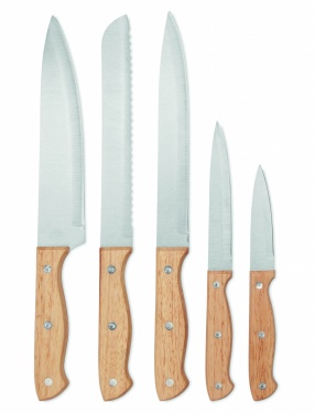 Logotrade promotional items photo of: 5 piece knife set in base