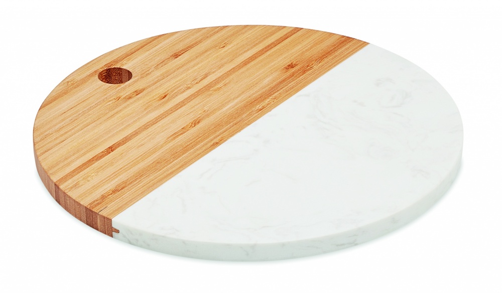 Logotrade promotional items photo of: Marble/ bamboo serving board
