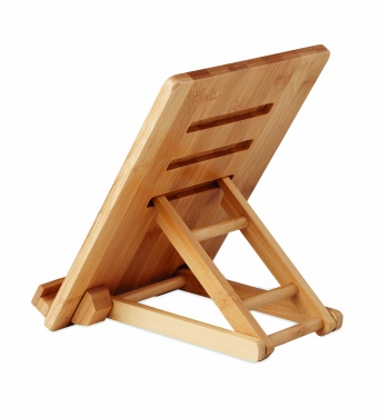 Logotrade promotional gift picture of: Bamboo tablet stand TUANUI