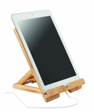 Logotrade promotional giveaway picture of: Bamboo tablet stand TUANUI