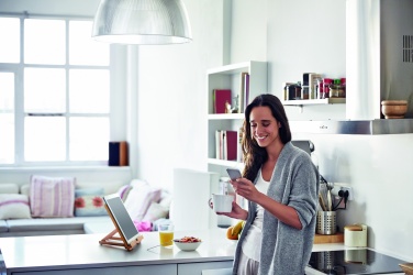 Logotrade promotional giveaway picture of: Bamboo tablet stand TUANUI