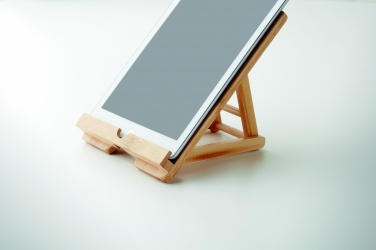 Logo trade promotional giveaways image of: Bamboo tablet stand TUANUI