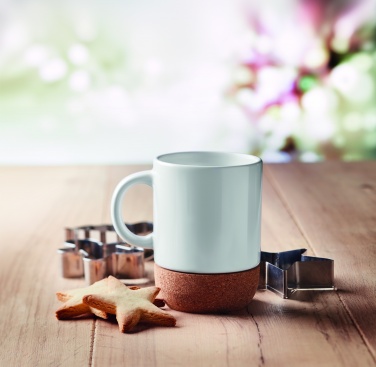 Logotrade advertising products photo of: Sublimation mug with cork base