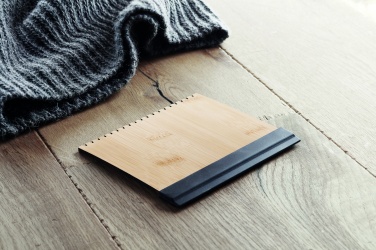 Logo trade promotional merchandise image of: Bamboo ice scraper