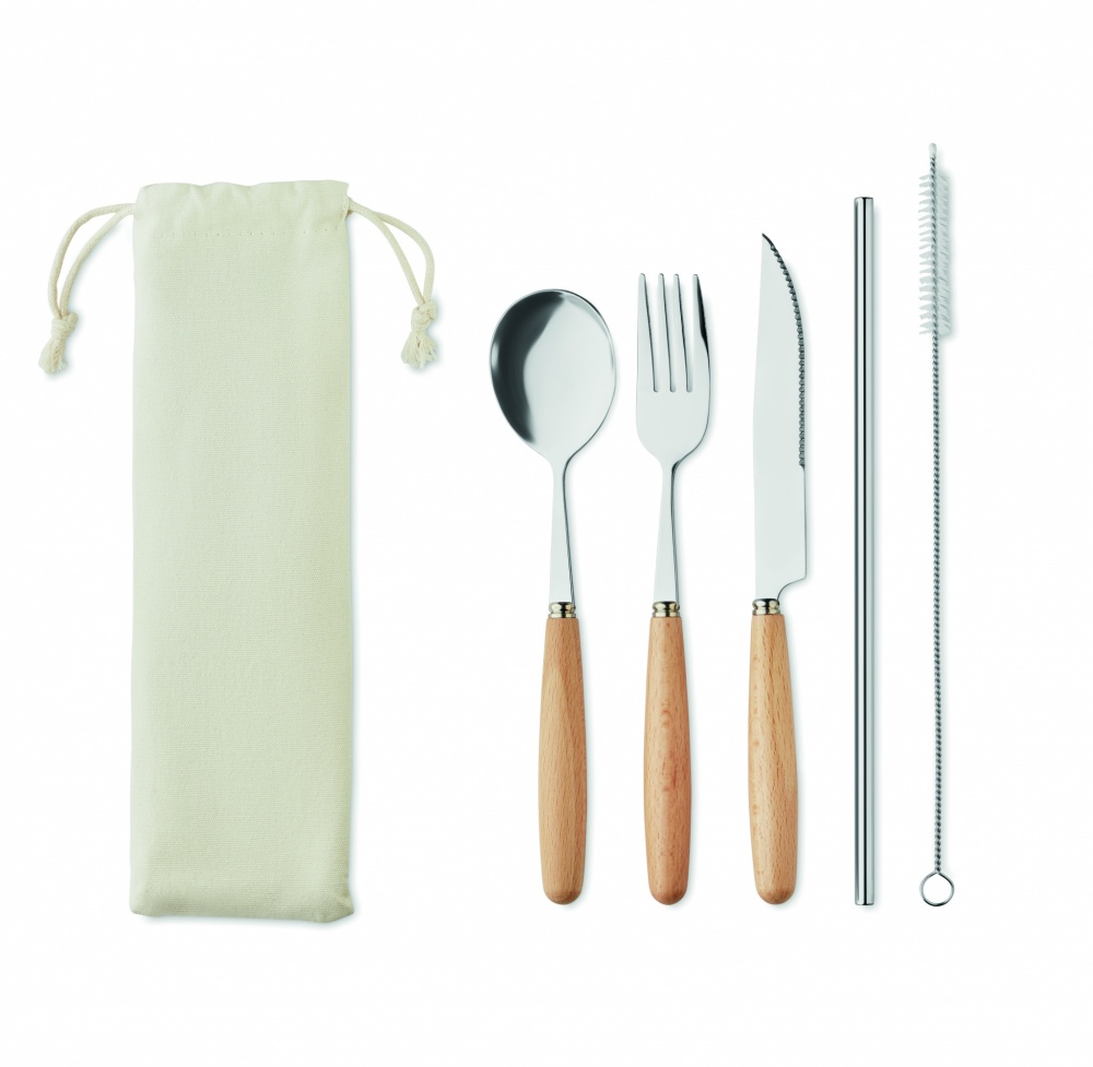 Logotrade promotional item image of: Cutlery set stainless steel