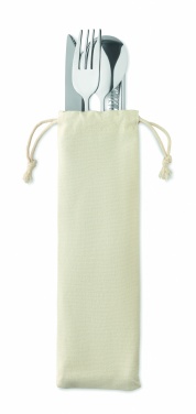 Logo trade promotional merchandise photo of: Cutlery set stainless steel