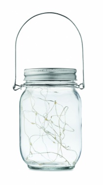 Logo trade promotional item photo of: Solar mason jar outdoor lamp